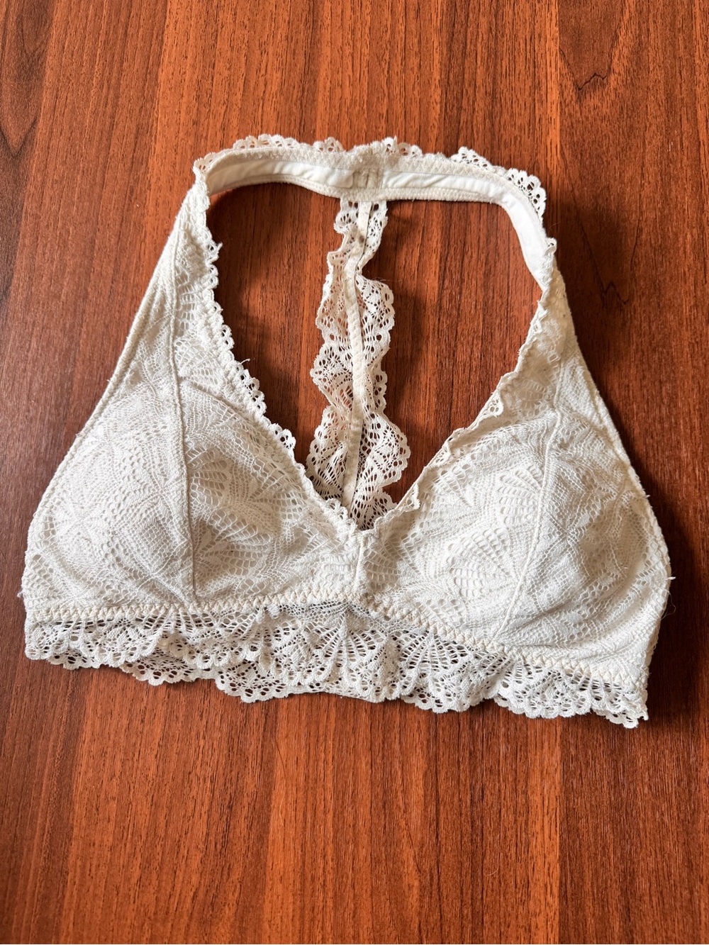 Gilly Hicks Lace Racerback Bralette - White